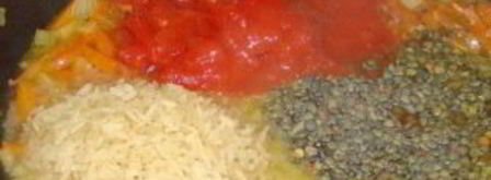 плов из чечевицы. Шаг 2