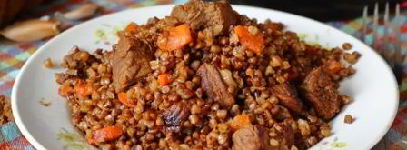 плов из гречки с мясом. Шаг 19