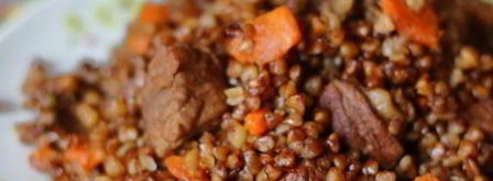 плов из гречки с мясом. Шаг 20