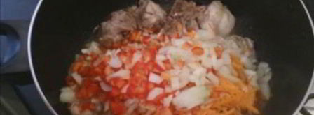 плов из окорочков. Шаг 5