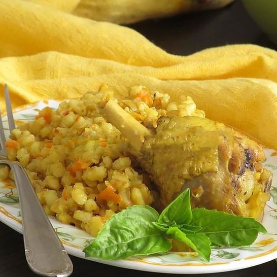 Рецепт плова из перловки с курицей в мультиварке