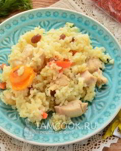 Плов по-азербайджански с курицей