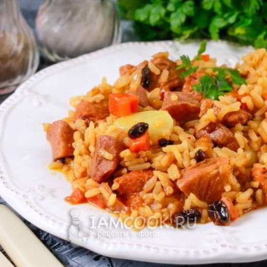 Рецепт плова с айвой