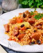 Плов с айвой