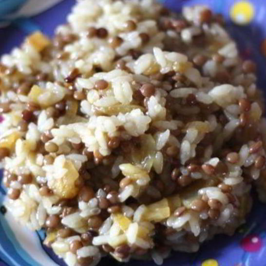 Рецепт плова с чечевицей