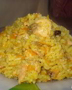 Плов с горбушей