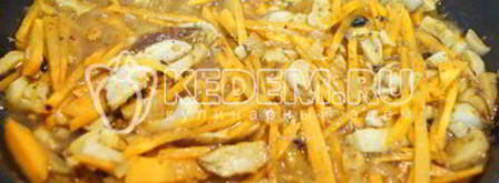 плов с грибами. Шаг 4