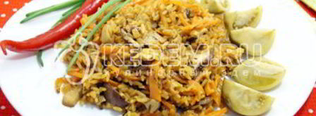 плов с грибами. Шаг 8