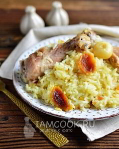 Плов с куриными ножками в мультиварке