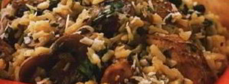 плов с курицей и грибами. Шаг 9