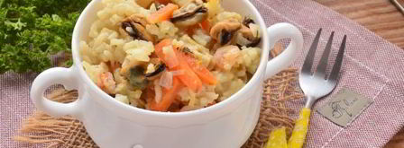 плов с морепродуктами в мультиварке. Шаг 7