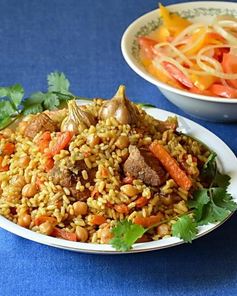 Плов с нутом