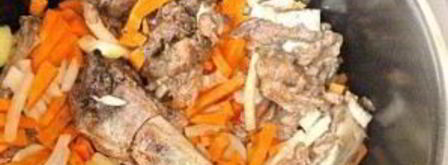 плов с ребрышками в мультиварке. Шаг 2