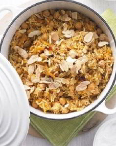 Плов с турецким горошком