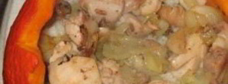 плов с тыквой и курицей. Шаг 4