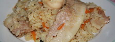 плов со свиным беконом. Шаг 12