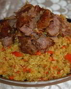 Плов со свиными ребрышками