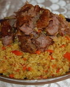 Плов со свиными ребрышками