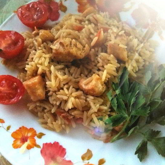 Рецепт плова студенческого из куриной грудки