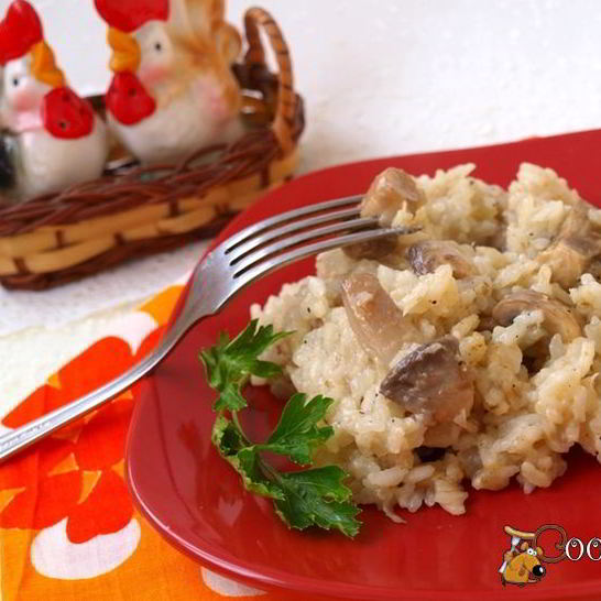 Рецепт шилы-плова с шампиньонами