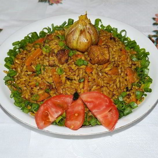 Рецепт узбекского плова со свининой