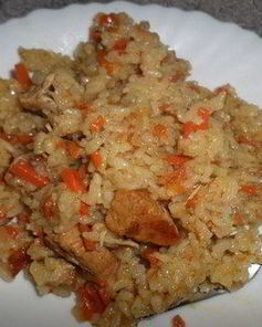 Вкуснейший домашний плов со свининой