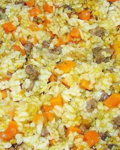 Вкусный плов из говядины