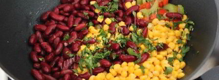 постный суккоташ — гарнир из фасоли и кукурузы. Шаг 6
