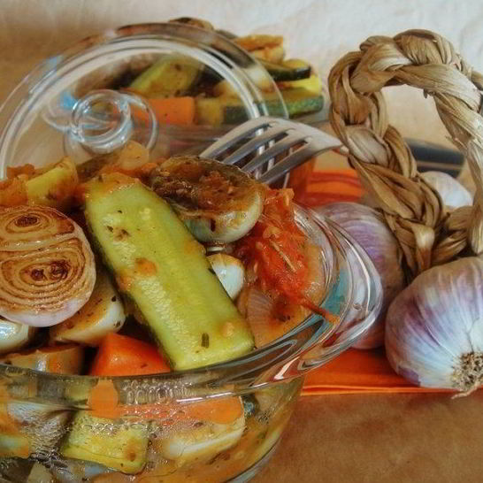 Рецепт диетического овощного рагу