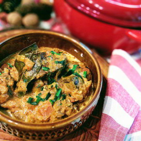 Рецепт говяжьего рагу в томатно-сливочном соусе