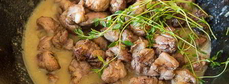 грибное рагу с уткой. Шаг 7