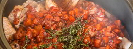 густое рагу из свинины на красном вине. Шаг 11