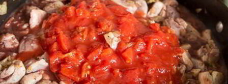 куриное рагу с фасолью. Шаг 8