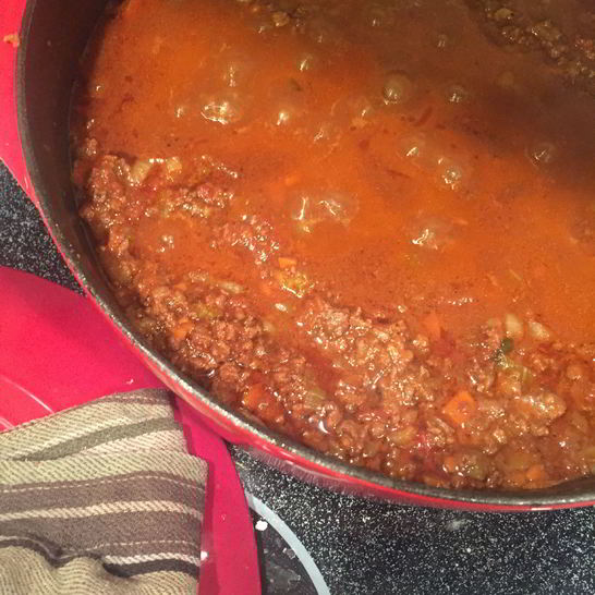 Рецепт мясного рагу болоньезе