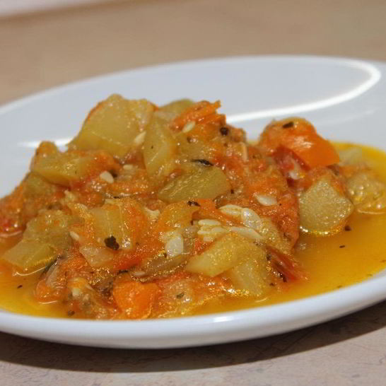 Рецепт овощного рагу из кабачков