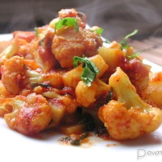 Рецепт овощного рагу под соусом карри