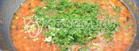 овощное рагу с баклажанами. Шаг 8