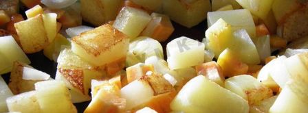 овощное рагу с кабачками, баклажанами и картофелем. Шаг 4