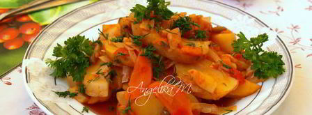 овощное рагу с кабачками и капустой. Шаг 12