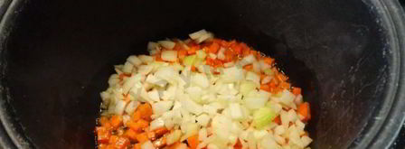 овощное рагу с кабачками в мультиварке. Шаг 3