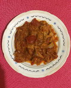 Овощное рагу с капустой