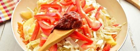 овощное рагу с картофелем и грибами. Шаг 3