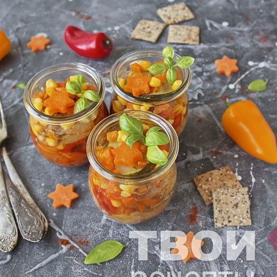 Рецепт овощного рагу с курицей