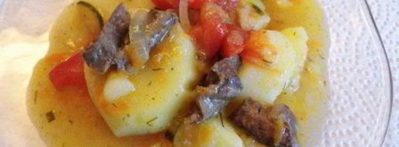 овощное рагу с сердцем. Шаг 10