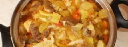 овощное рагу с цветной капустой в мультиварке. Шаг 3