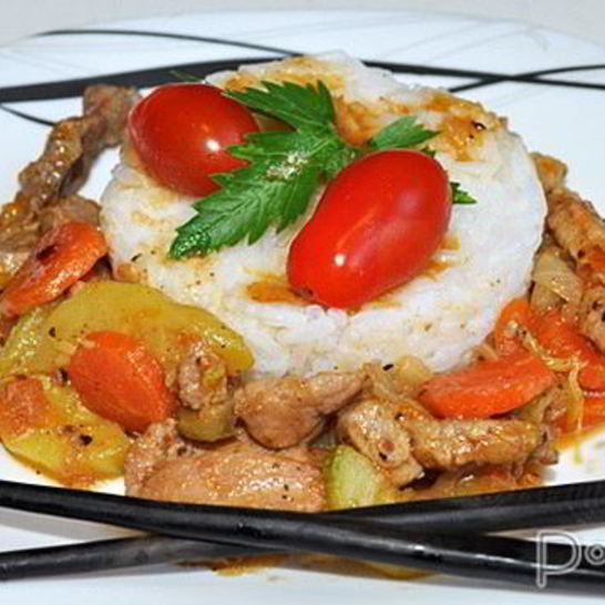 Рецепт овощного рагу со свининой по-вьетнамски