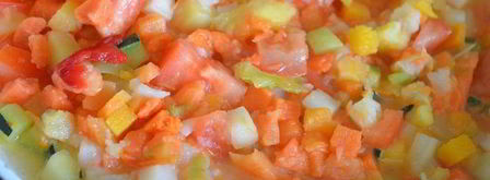 овощное рагу в ржаном хлебе. Шаг 2