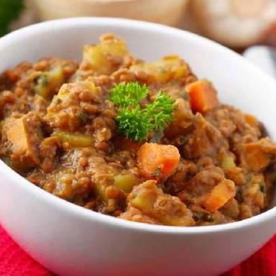 Рецепт пряного рагу из чечевицы