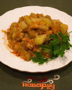 Рагу из баклажанов вкусное