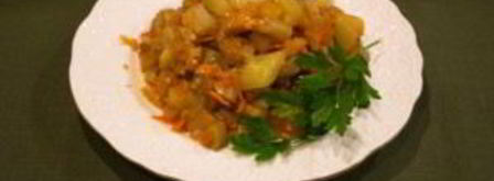 рагу из баклажанов вкусное. Шаг 8